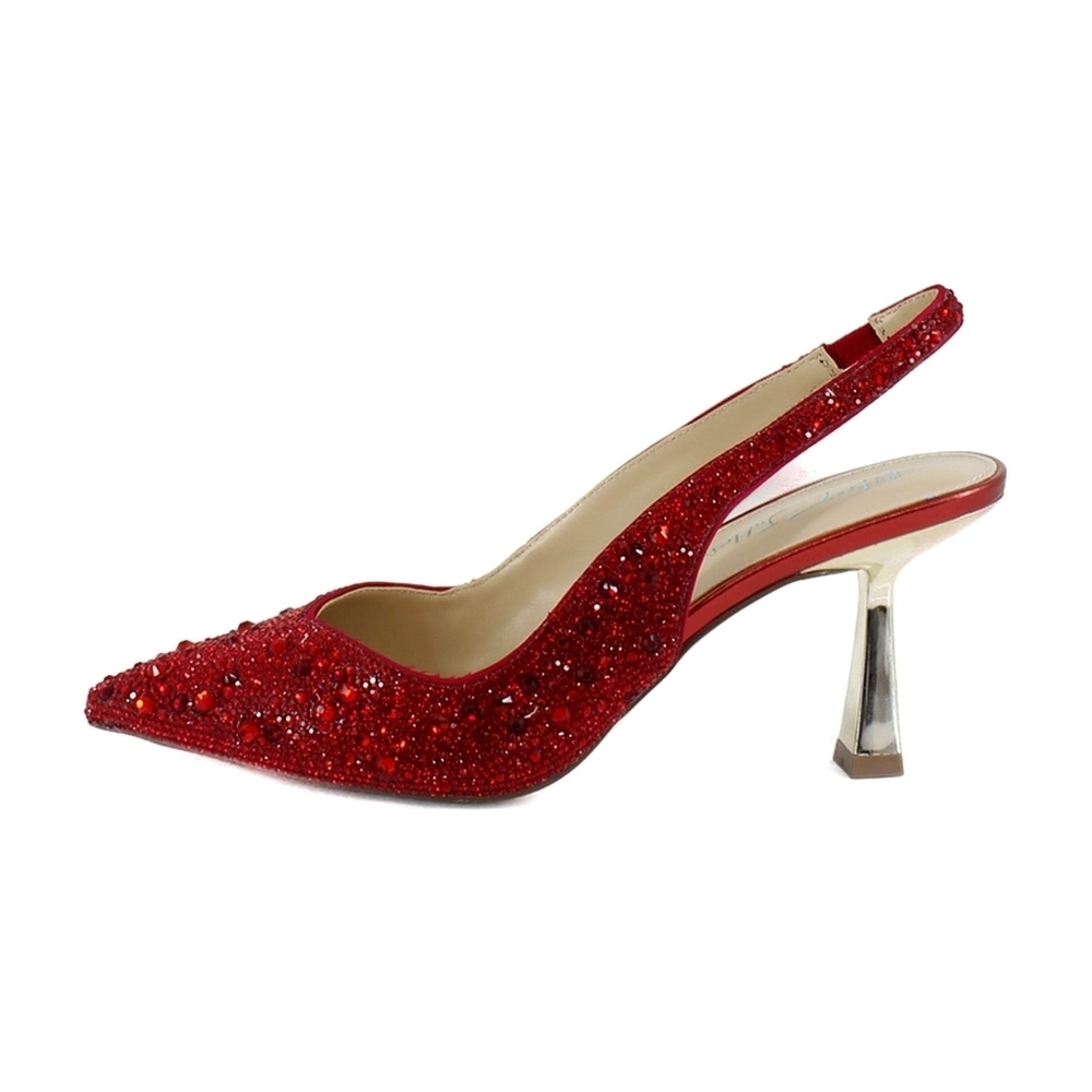 Betsey Johnson Evening Rhinestone Heels Sz 8 - Picture 3 of 17